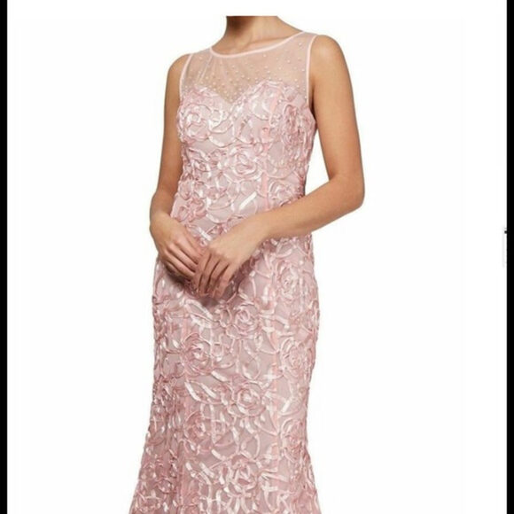 Formal Dress Sizes 8 & 12 Blush Pink Mermaid Prom - Picture 2 of 6